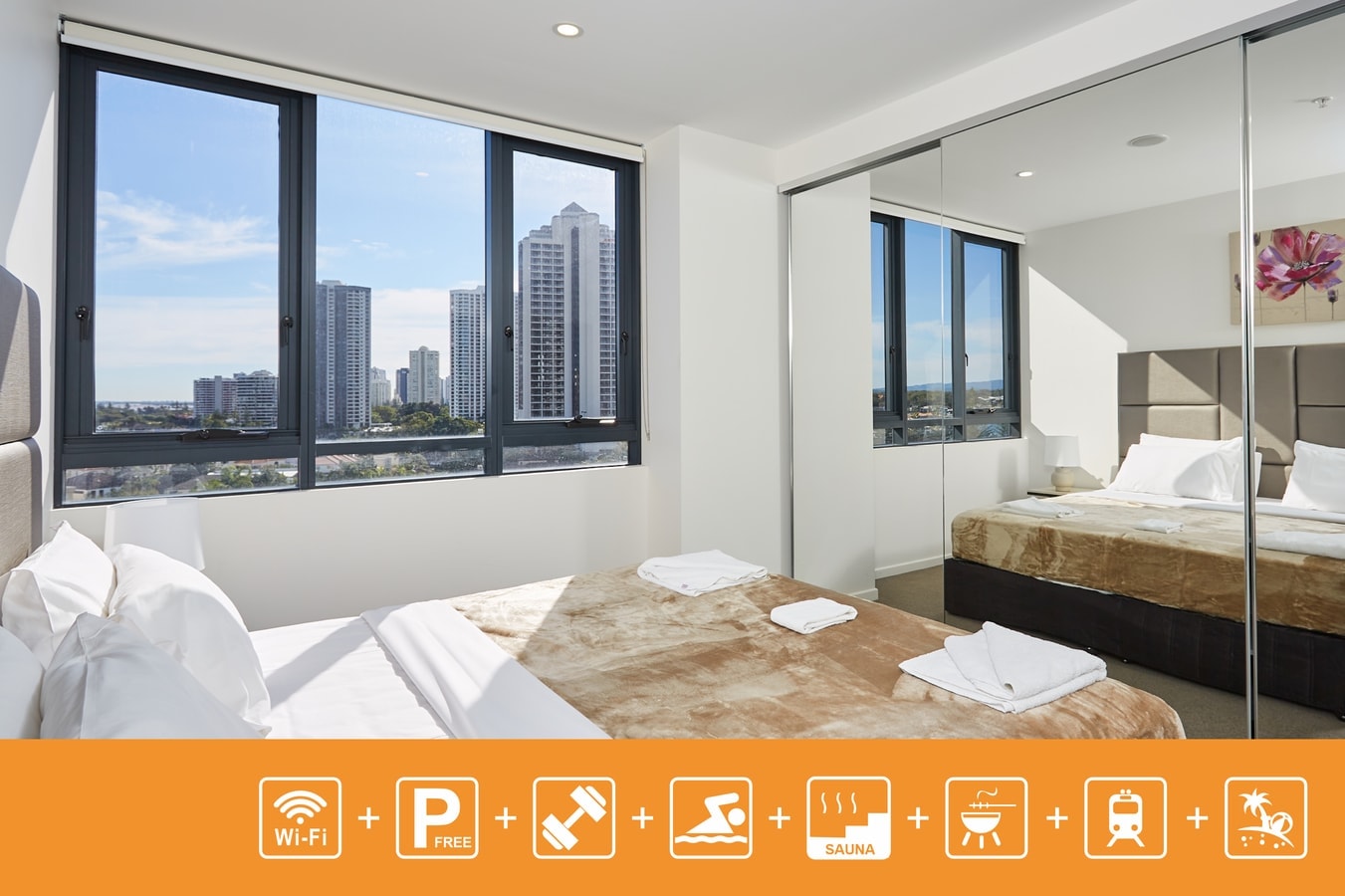 Comfort Central Gold Coast 2 Bedroom Apartment Serain Residences