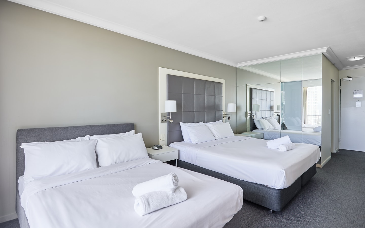 Comfy 2 double bed studio at Great Location 1 Serain Residences