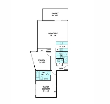 Comfy Two Bedroom Apartment in South Brisbane 14 Serain Residences