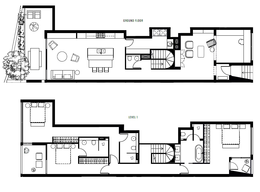 The Sandringham Townhouse in Sydney CBD Hyde Park 32 Serain Residences