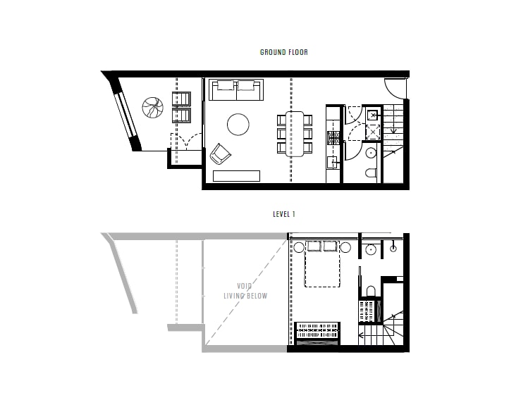 The Stanley Loft apartment in Sydney CBD Hyde Park 15 Serain Residences