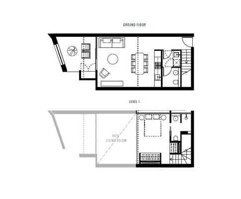 The Stanley Loft apartment in Sydney CBD Hyde Park 15 Serain Residences
