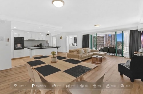 Ocean view 3 bedroom Apartment in Crown Surfers 0 Serain Residences