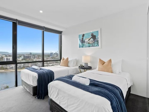 Modern 2BR Oasis with Pools, Gym & Secure Parking 2 Serain Residences