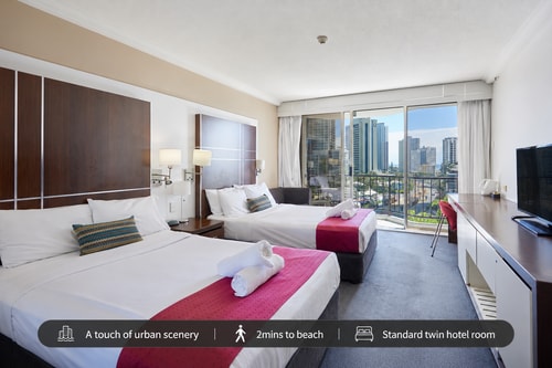 Comfort 2 double-bed hotel room On View Avenue 0 Serain Residences