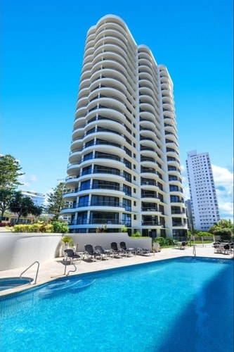 Beachside 1 Bedroom OceanView Apartment Broadbeach 9 Serain Residences