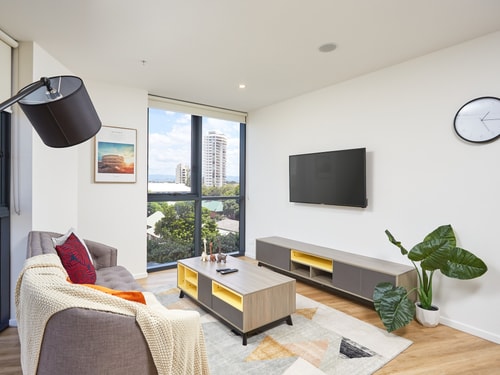 Modern 1-Bedroom Apartment in Central Gold Coast 1 Serain Residences