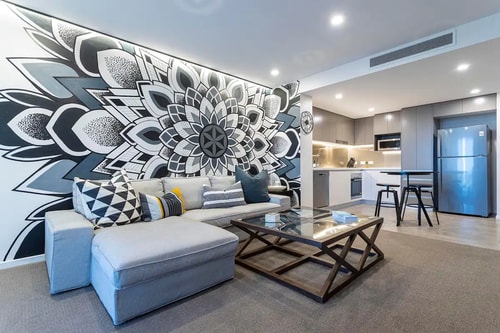 East Brisbane 1bed unit with Rooftop pool +Parking 5 Serain Residences
