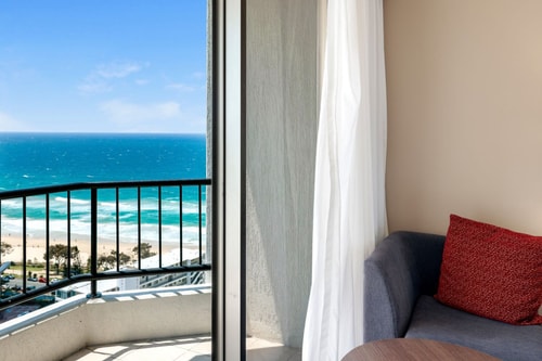 Cozy Ocean View Twin Studio Surfers Paradise 7 Serain Residences