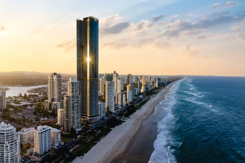 Level 40 Beachside Modern 1BR @ The Ocean Building 15 Serain Residences