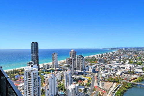 High Rise Ocean View 2BR with Parking By Casino 10 Serain Residences