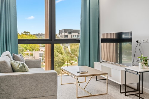 Spacious 1BR Apartment | Walk to Tram | Parking 8 Serain Residences