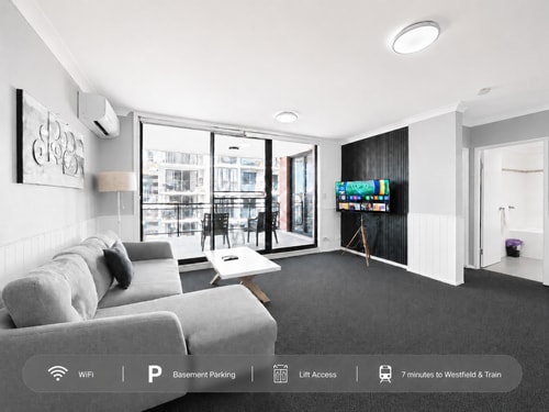 Central Parramatta 2BR | Steps from Train & Shops 0 Serain Residences