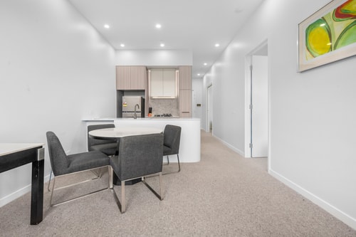 Fresh 2BR Stay | Parking | 7min Walk to Tram 12 Serain Residences