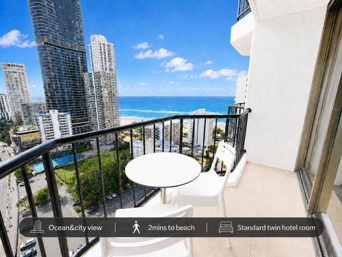 Sea View Hotel Room | Walk to Beach & Tram | Max 4 0 Serain Residences
