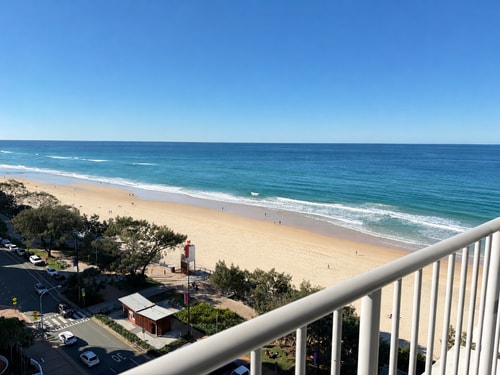 Beachside Ocean View 1BR Apartment Central Surfers 27 Serain Residences