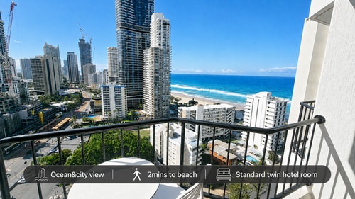 Cozy 2 Double-bed Room | 2-minute to Surfers Beach 0 Serain Residences