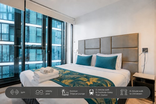 Elegant&modern 1 bedroom Apartment Infinity Pool 0 Serain Residences