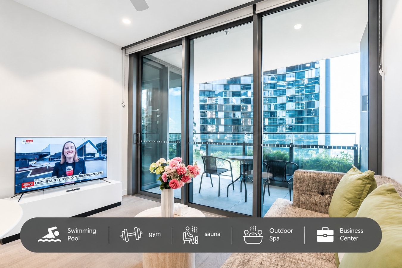 Resort-Style CBD 1-BR | Walk to All + River Glance Serain Residences