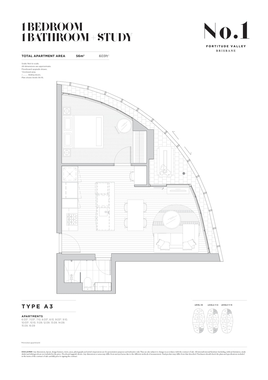 L27 Roottop pool 1BR Apartment + Walk to Station 34 Serain Residences