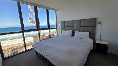 Ocean view beachside 2bedroom Apartment In Surfers 14 Serain Residences