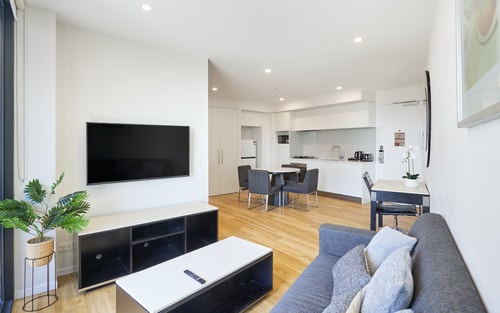 Comfy 2 Bedroom Apartment with Glimpse of Ocean 7 Serain Residences