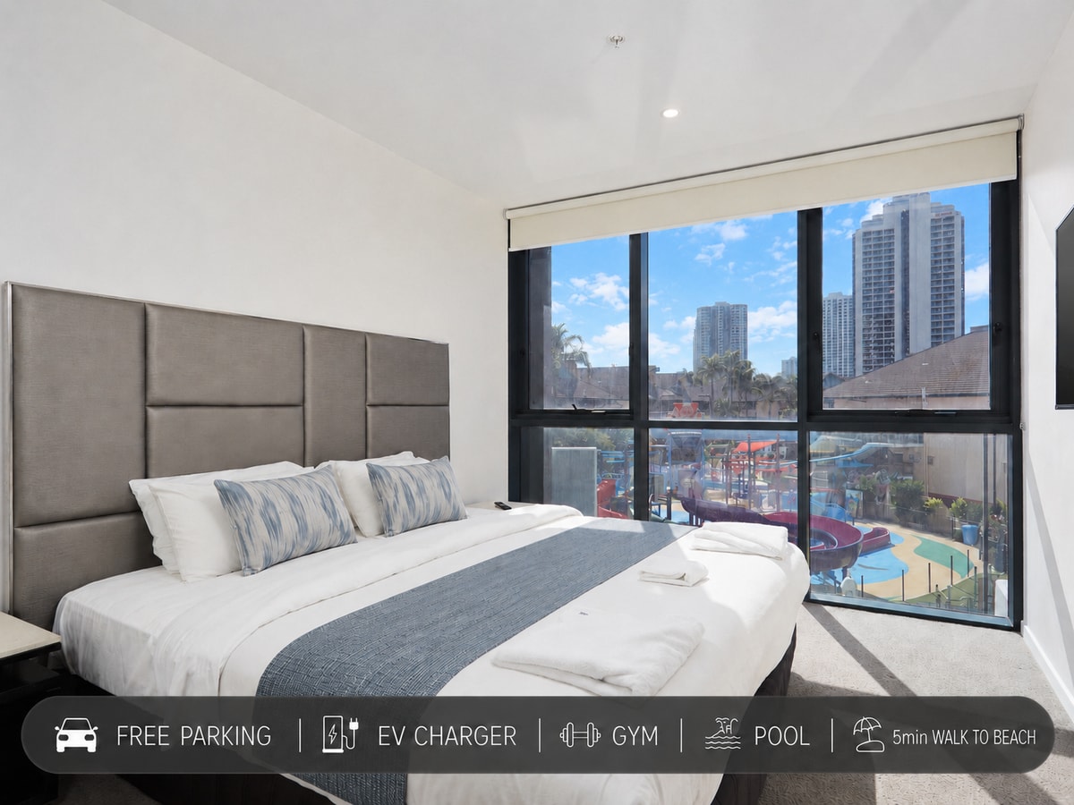 Cozy 2-bedrooms Apartment in Surfers Paradise Serain Residences