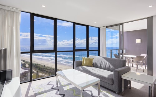 Spectacular Ocean View 1-bedroom Surfers Paradise 2 Serain Residences