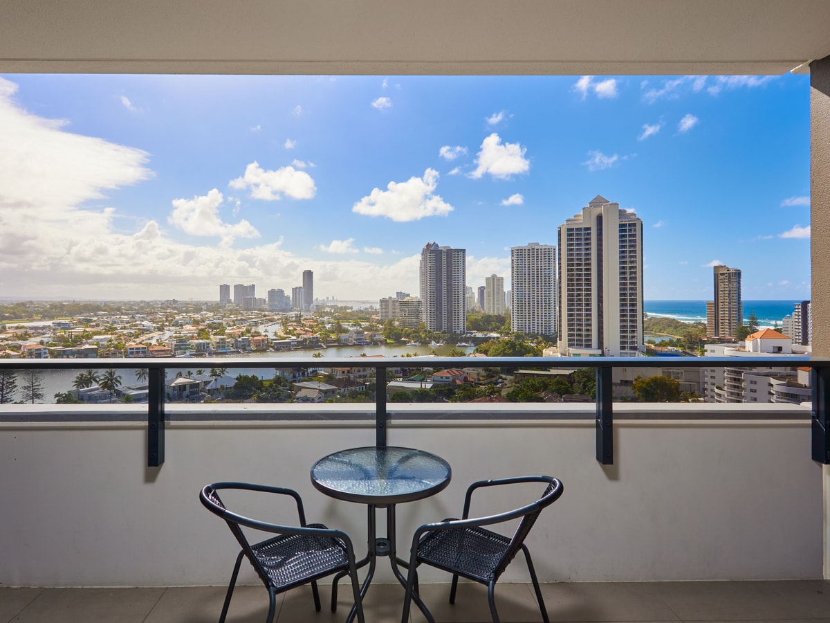 Partially Oceanview 2 bedroom apartment in Surfers 3 Serain Residences