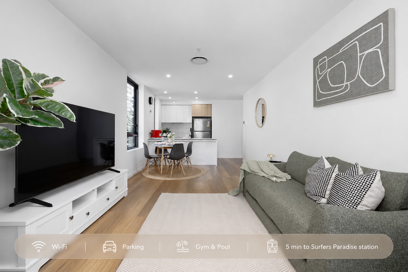 Prime Loc! 1BR Apt with Parking Heart of Surfers Serain Residences
