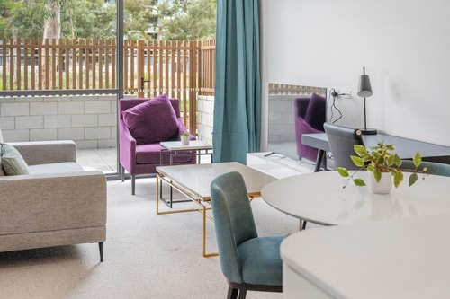 Charming 2BR Apartment | Walk to Tram | Parking 1 Serain Residences