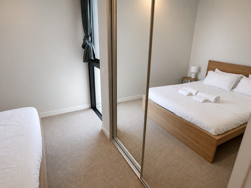Comfy 2BR EV Friendly Stay | 7-Min Walk to Tram 10 Serain Residences