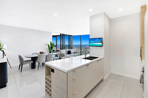 45th-Floor Waterview 2Bedroom | 3-Min Walk to Tram 3 Serain Residences