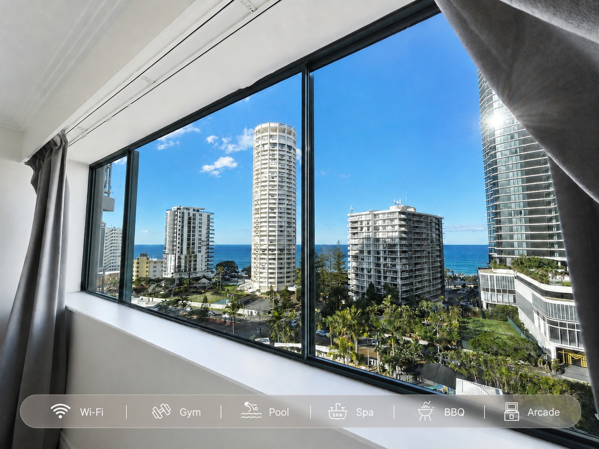 Coastal Hotel Room | Ocean Glimpse | 2 King Single Serain Residences