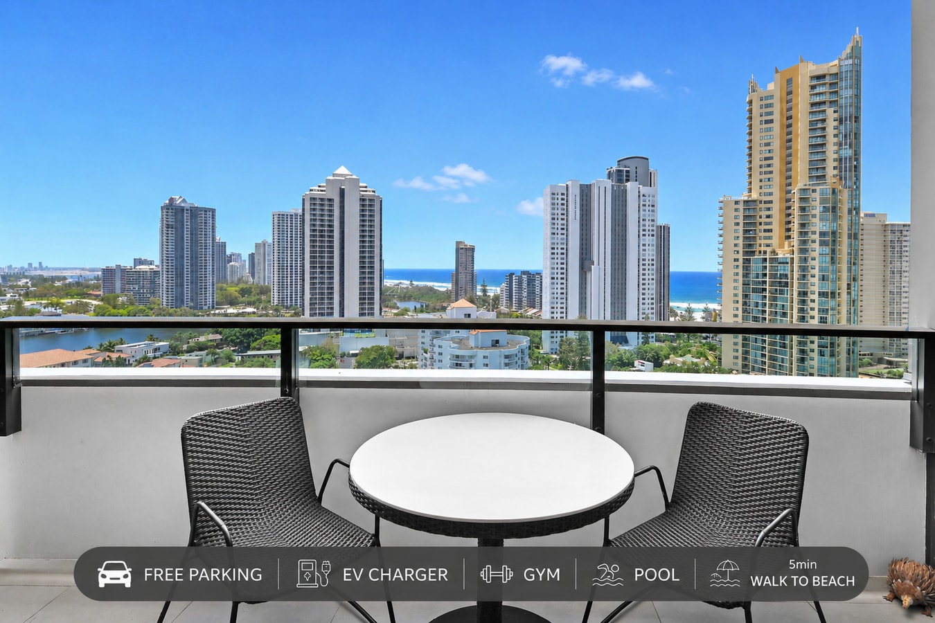 Comfortable 2 bedroom Apartment in Central Surfers Serain Residences