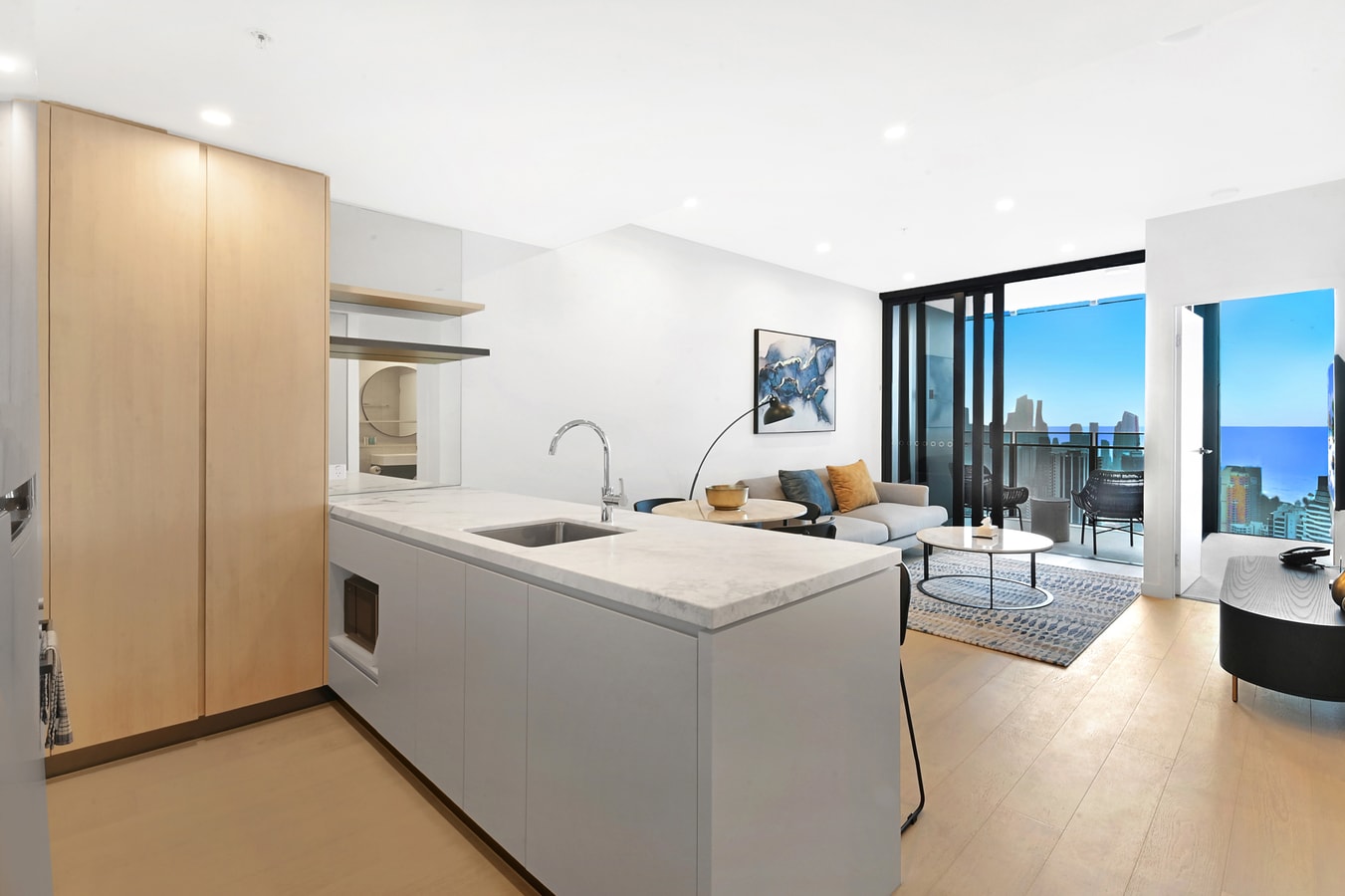 Casino-Side 2BR Ocean View | Walk to Beach/Tram 3 Serain Residences