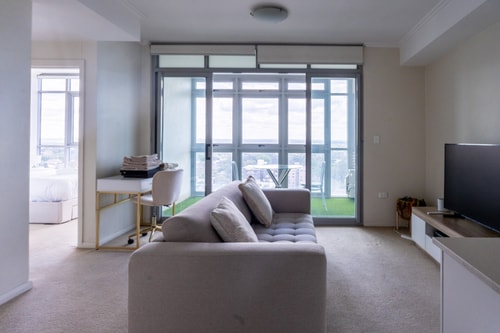 Comfy 1BDR Apt 3 minutes to Train Station Burwood 1 Serain Residences