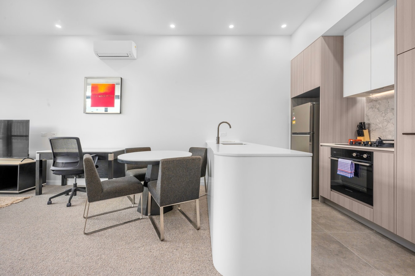 Fresh 2BR Stay | Parking | 7min Walk to Tram 13 Serain Residences