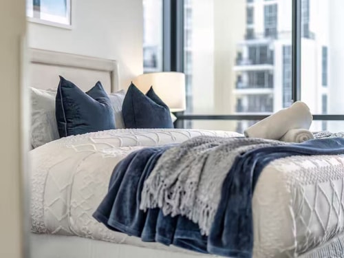 Modern 2BR Oasis with Pools, Gym & Secure Parking 15 Serain Residences