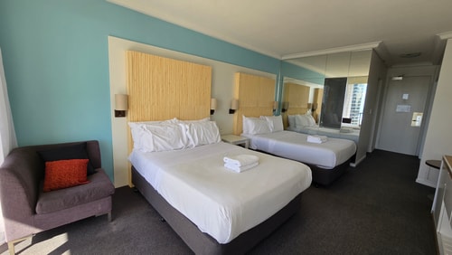 Cozy Ocean View Twin Studio Surfers Paradise 2 Serain Residences
