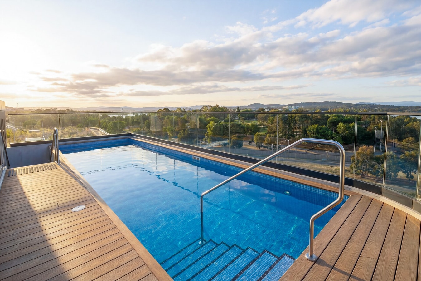 Stylish 1BDR Sunlit Apartment w Rooftop Pool & Gym Serain Residences