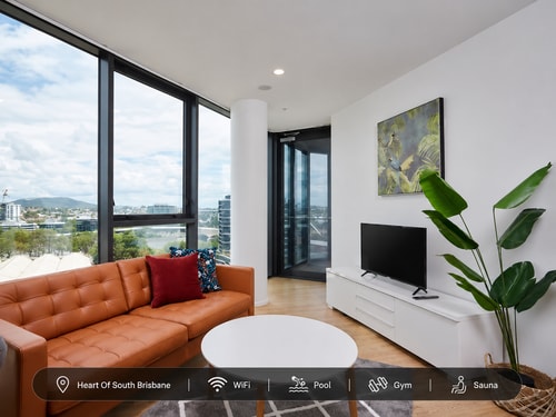 Artistic South Bank 2Bed Apartment+Free parking 0 Serain Residences