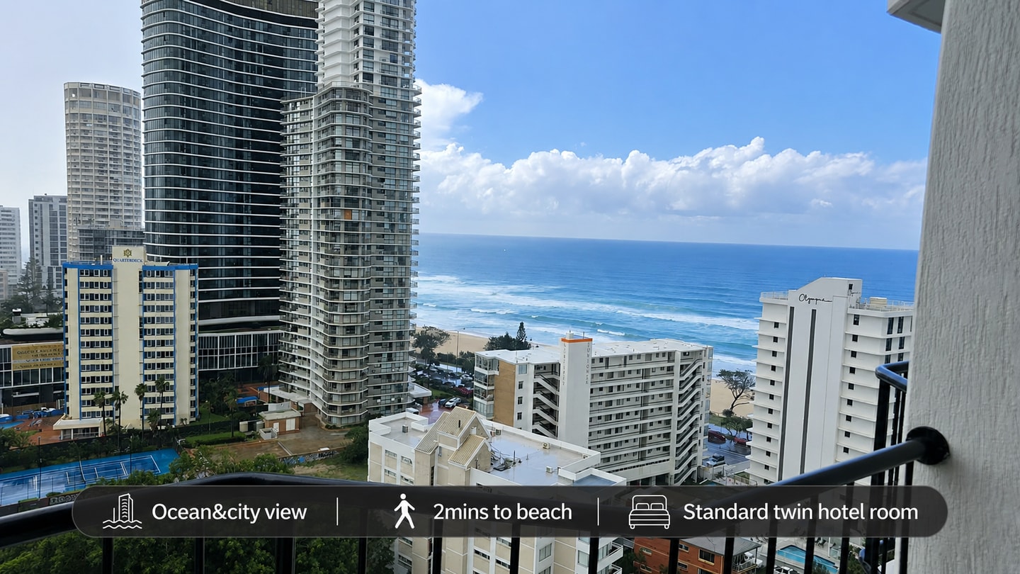 Cozy 2Bed Room in Surfers Paradise | Walk to Beach Serain Residences
