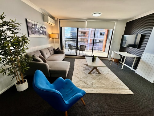 Modern 2Bdr Apt 7mins to Paramatta Train Station 6 Serain Residences