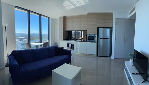 Beachside Level 40 1-Bedroom Apt at the Ocean 6 Serain Residences