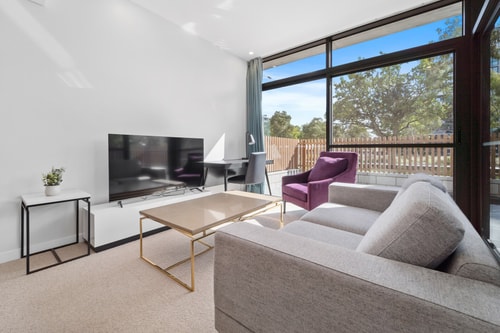 Sunlit 2BR Apartment | 7 minutes to Tram | Parking 15 Serain Residences