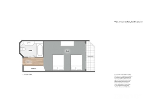 Central Located 2 Double-bed Hotel Room in Surfers 10 Serain Residences