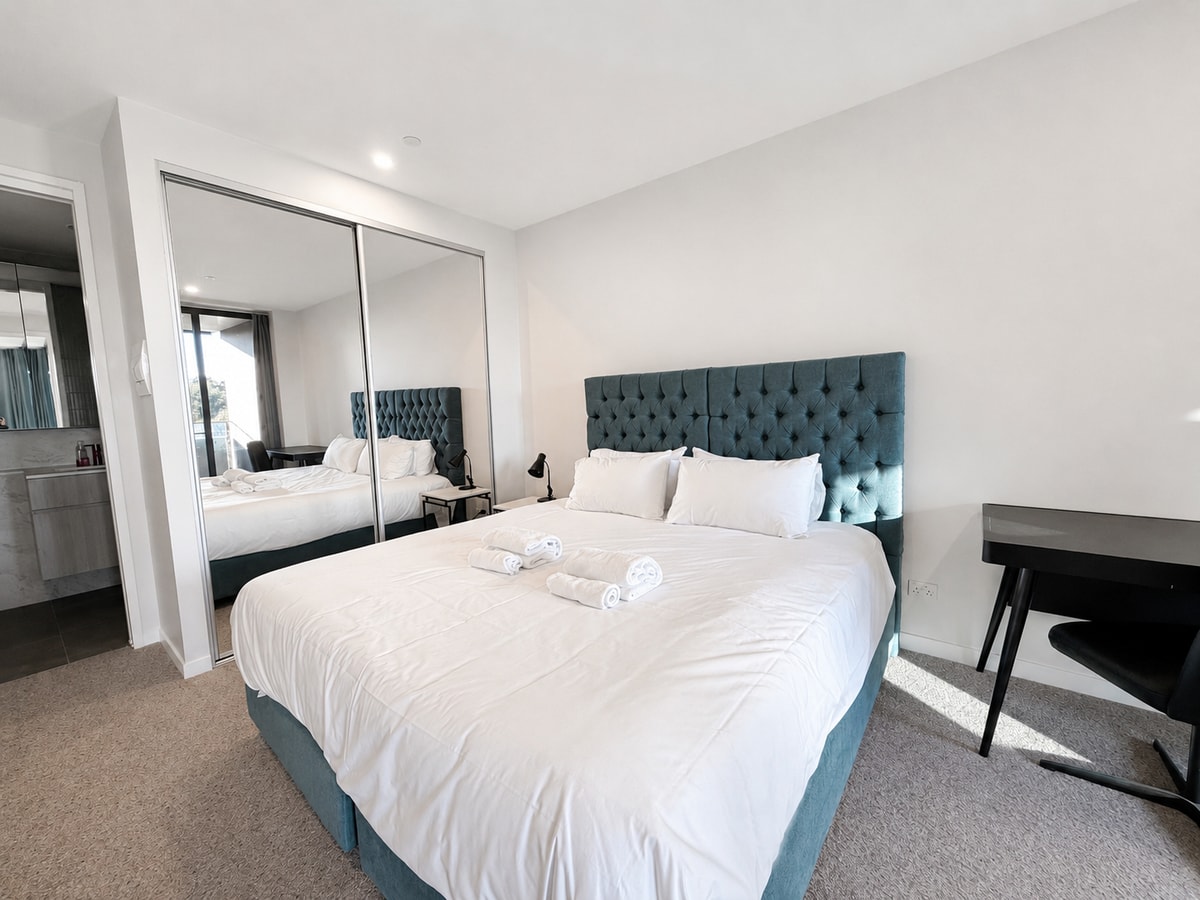 Modern 1BR Gym & Parking | Easy to Tram & City 8 Serain Residences