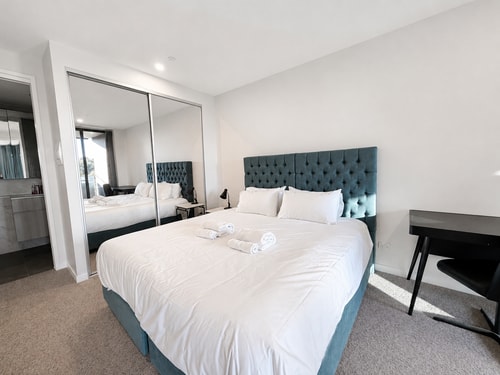 Modern 1BR Gym & Parking | Easy to Tram & City 8 Serain Residences