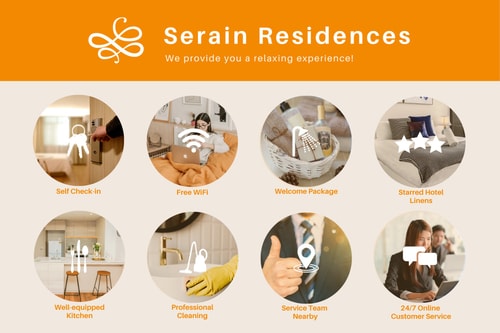 Lovely 1 bedroom rental apartment in Chatswood 16 Serain Residences